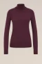 WE Fashion – Dames coltrui – Regular fit – Donkerrood – Katoen –