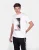 Les Hommes T-shirt Urban Life LHU Mannen Wit