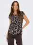 Only Shirtblouse ONLVIC S/S AOP TOP NOOS PTM