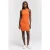 ARKET Nahara Cotton Rib Dress Orange