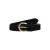 Mango suède riem zwart