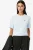 Lacoste Dames T-shirt lichtblauw, Effen