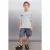 Patch T-shirt met ronde hals