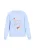 MYMO Sweatshirt  lichtblauw / rood / zwart / wit