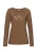 LASCANA Slaapshirt  bruin / goud