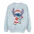 Disney Meisjes Lilo en Stitch Kerstmis Sweatshirt (Sportgrijs)
