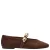 Steve Madden Poppin suède ballerina’s – bruin