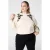 MS Mode sweater ecru broderie