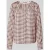 Christian Berg Woman Selection Regular fit blouse van satijn met blinde knoopsluiting