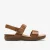 April Clover Tan Combi Sandalen
