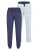 Phil & Co. Berlin Pyjamabroek ‘Cozy Classics’  navy / grijs / wit