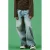 NAME IT KIDS NKFBELLA wide leg jeans met print – blauw