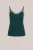 WE Fashion – Dames singlet met kant – Regular fit – Zeegroen –
