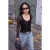 TRENDYOLMİLLA Dames Zwart Effen 2-pack Lang, Getailleerd Blouses