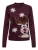 ONLY Trui  gemengde kleuren / bordeaux