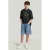G-STAR denim regular waist short light blue denim