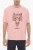 Bedrukt ARIES THE WARRIOR T-shirt met ronde hals in roze
