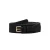Mango suede riem zwart