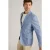 White Stuff Linen Blazer Mid Blue