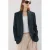 Mango regular blazer donkerblauw