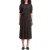 Scotch & Soda Crepe Midi Dress With Chest Pockets Evening Black
