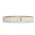 Dior, gouden gesp D-riem met beige leer