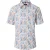Casa Moda overhemd geprint blauw korte mouw katoen