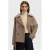 Selected Women tussenjas met wol – bruin
