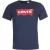 Levis Heren Batwing Logo T-Shirt (Marine, Rood)