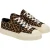 Superga Unisex 2432 Works Luipaardprint Kalfsleren Trainers voor volwassenen (Bruin/uitwendig wit)