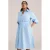 WE Fashion midi jurk lichtblauw