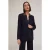 Motivi Pinstriped Single-breasted Blazer Blue