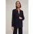 Motivi Pinstriped Single-breasted Blazer Blue