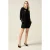 Oltre Scuba Dress With Jewel Brooches Black