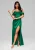 Ombre Avondjurk ‘Fabiola’  groen