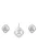 faina Sieraden set  zilver