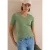 Cecil Dames Basic katoenen shirt in Groen