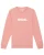 Watapparel Sweatshirt ‘ Oida ‘  rosa / wit