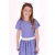 B.Nosy blousetop paars met textuur