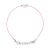 Diamond Bracelet 0060 Cts Natuurlijke en gekweekte parel Ronde 8-9 mm Nylon Rose 925