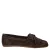Nelson suede mocassins bruin