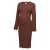 MAMALICIOUS zwangerschaps maxi jurk – bruin