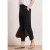 Street One Dames Mid Waist Slim Legs broek in Loose Fit in Zwart