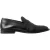 Dolce & Gabbana Zwarte Leren Slippers Loafers Gevoegde Schoenen