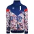 Puma Engeland 3 Leeuwen Mouw Zip Up Blauw Rood Heren Voetbal Track Jacket 656883 01