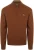 Gant Halfzip Wol Trui Logo Bruin