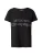 miss goodlife Shirt ‘Detox With Champagne’  zwart / zilver