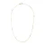 Collar afwisselend kabel ketting Diamonds 0,18 Cts Yellow Gold 18k