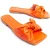 Montevita platte sandalen Palanti2 Oranje
