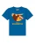 watabout.kids Shirt ‘Faultier Kleine Schwester’  royal blue/koningsblauw / oranje / donkerrood